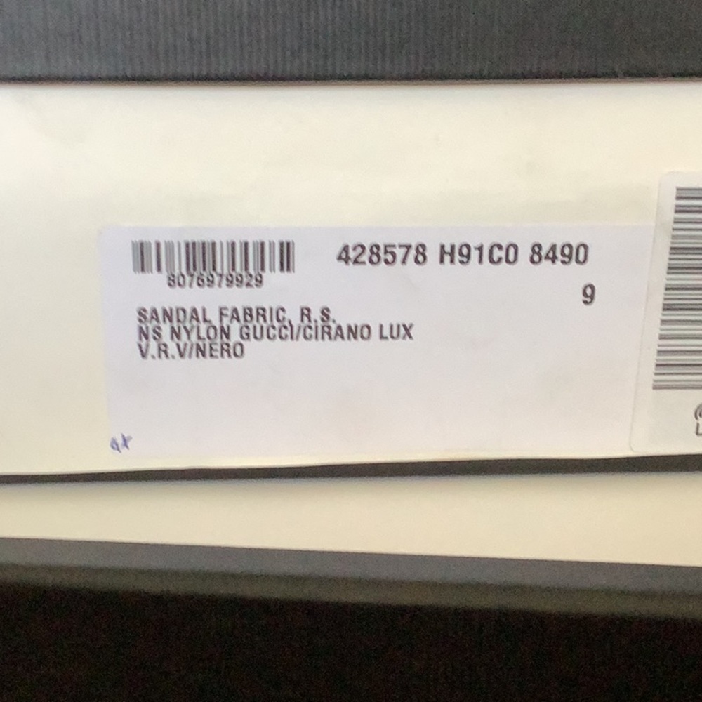 NWT Gucci Cirano Lux Sandals Size 10 - Picture 3 of 3